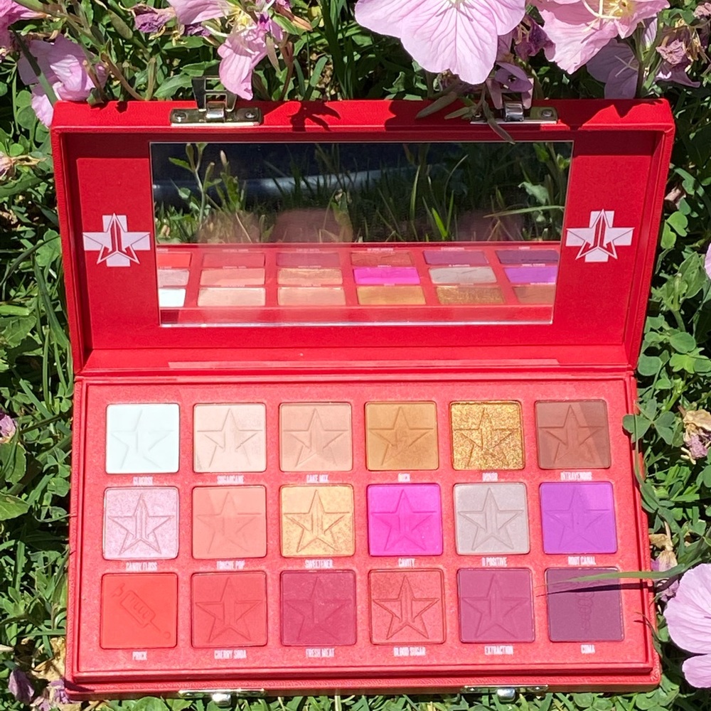 Jeffree Star cosmetics Blood Sugar palette.